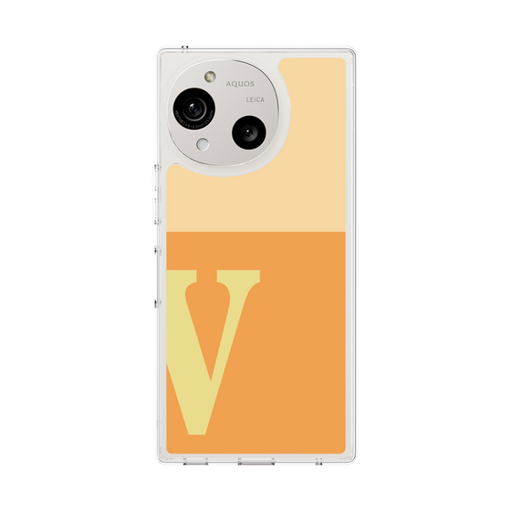 Slim Protection Case［ Original - initial two tone - V orange ］