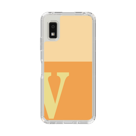 Slim Protection Case［ Original - initial two tone - V orange ］