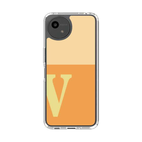 Slim Protection Case［ Original - initial two tone - V orange ］