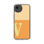 Slim Protection Case［ Original - initial two tone - V orange ］