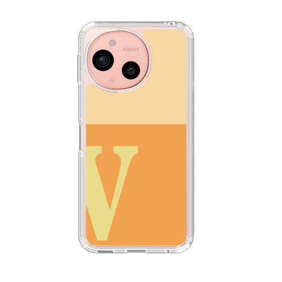 Slim Protection Case［ Original - initial two tone - V orange ］