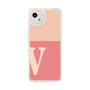 Slim Protection Case［ Original - initial two tone - V pink ］