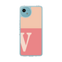 Slim Protection Case［ Original - initial two tone - V pink ］