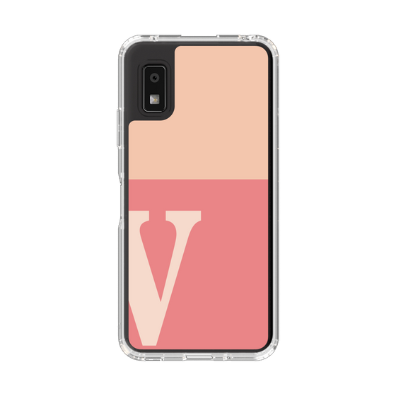Slim Protection Case［ Original - initial two tone - V pink ］