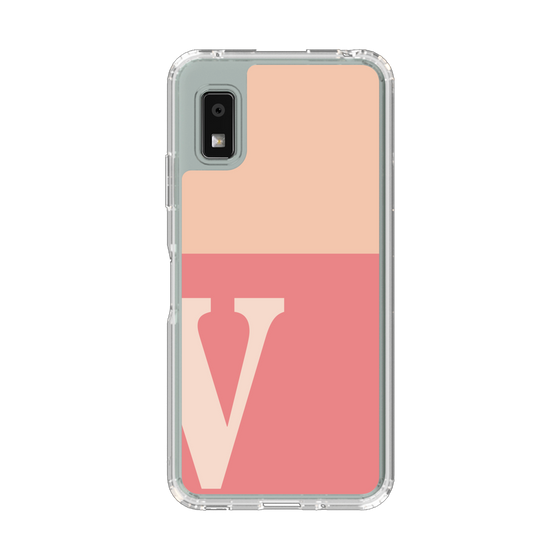 Slim Protection Case［ Original - initial two tone - V pink ］