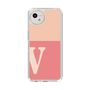 Slim Protection Case［ Original - initial two tone - V pink ］