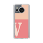 Slim Protection Case［ Original - initial two tone - V pink ］