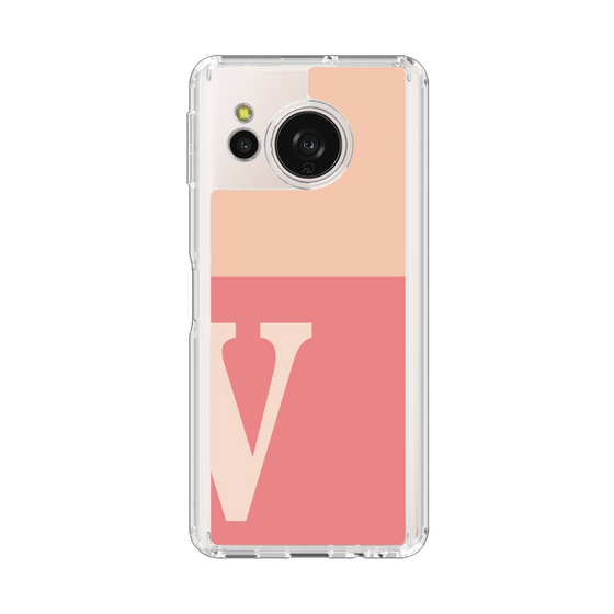 Slim Protection Case［ Original - initial two tone - V pink ］