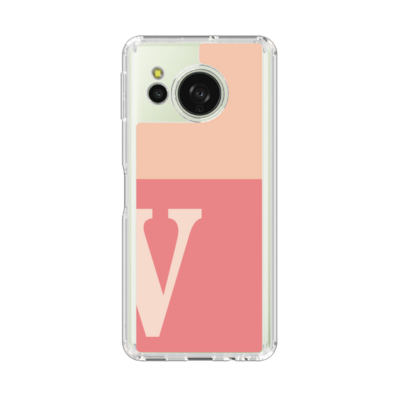 Slim Protection Case［ Original - initial two tone - V pink ］