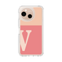 Slim Protection Case［ Original - initial two tone - V pink ］