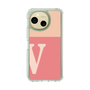 Slim Protection Case［ Original - initial two tone - V pink ］