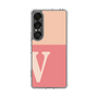Slim Protection Case［ Original - initial two tone - V pink ］