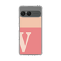 Slim Protection Case［ Original - initial two tone - V pink ］