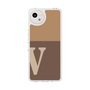Slim Protection Case［ Original - initial two tone - V brown ］