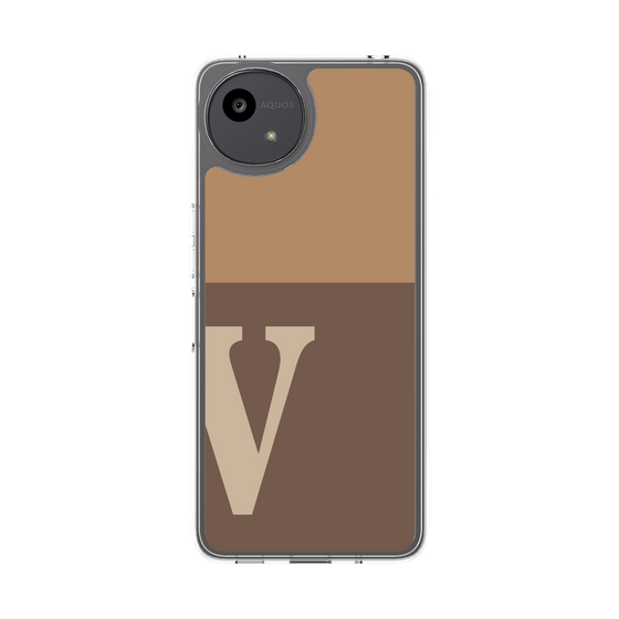 Slim Protection Case［ Original - initial two tone - V brown ］