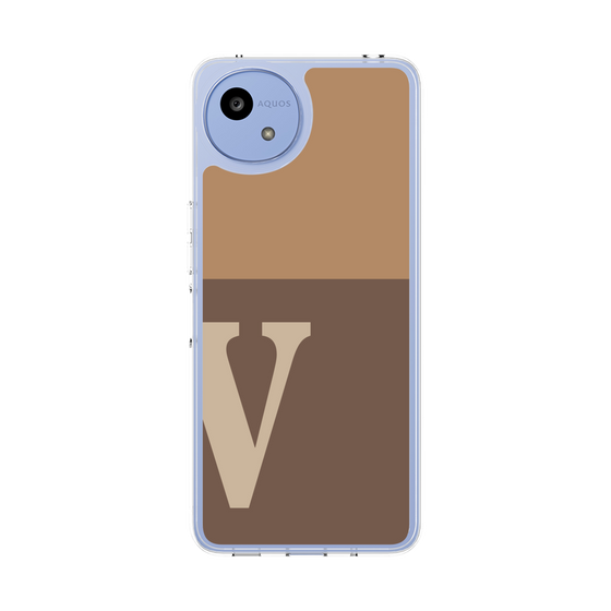 Slim Protection Case［ Original - initial two tone - V brown ］
