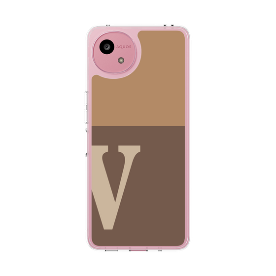 Slim Protection Case［ Original - initial two tone - V brown ］