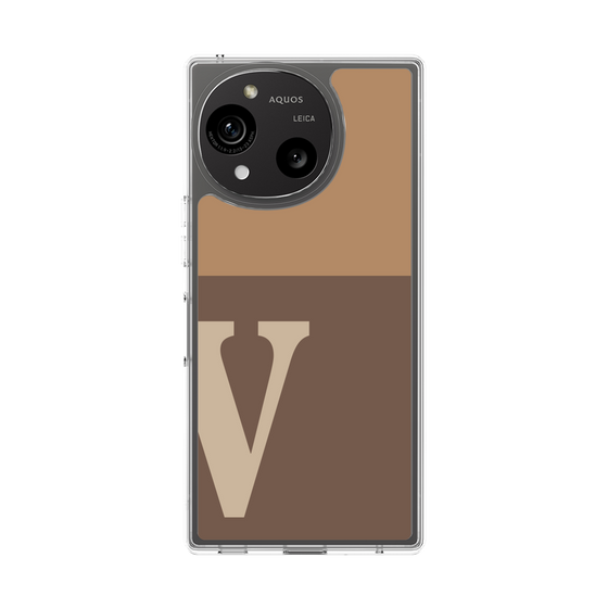 Slim Protection Case［ Original - initial two tone - V brown ］