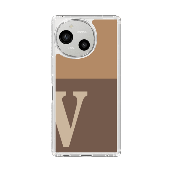 Slim Protection Case［ Original - initial two tone - V brown ］