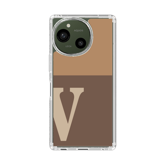 Slim Protection Case［ Original - initial two tone - V brown ］