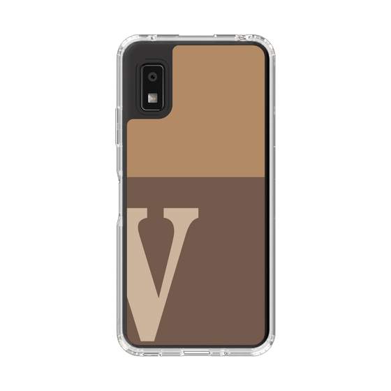 Slim Protection Case［ Original - initial two tone - V brown ］