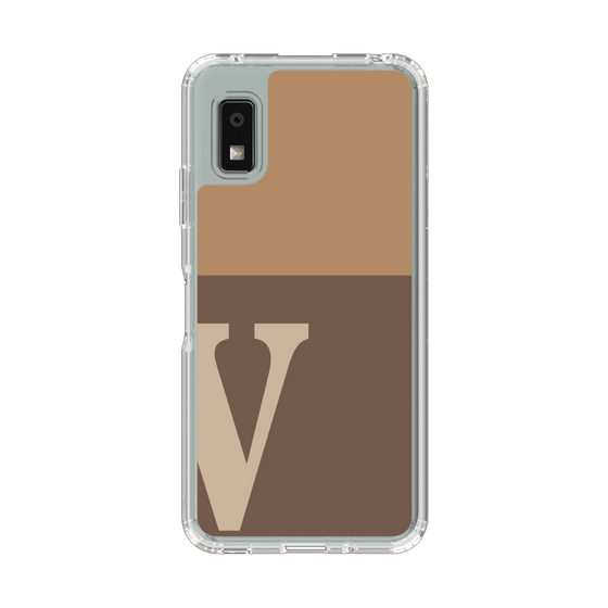 Slim Protection Case［ Original - initial two tone - V brown ］