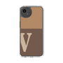 Slim Protection Case［ Original - initial two tone - V brown ］