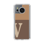 Slim Protection Case［ Original - initial two tone - V brown ］