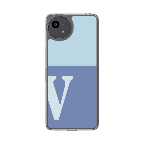 Slim Protection Case［ Original - initial two tone - V blue ］