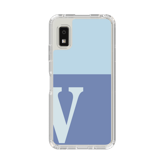 Slim Protection Case［ Original - initial two tone - V blue ］