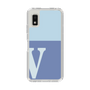 Slim Protection Case［ Original - initial two tone - V blue ］