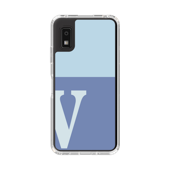 Slim Protection Case［ Original - initial two tone - V blue ］