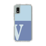 Slim Protection Case［ Original - initial two tone - V blue ］