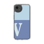 Slim Protection Case［ Original - initial two tone - V blue ］