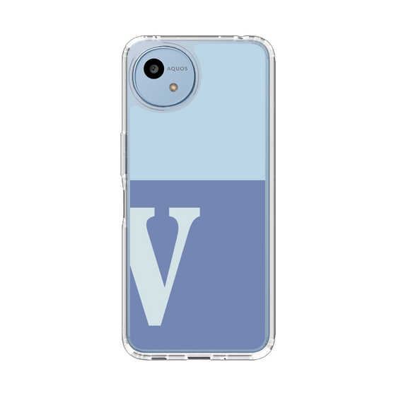 Slim Protection Case［ Original - initial two tone - V blue ］