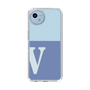 Slim Protection Case［ Original - initial two tone - V blue ］
