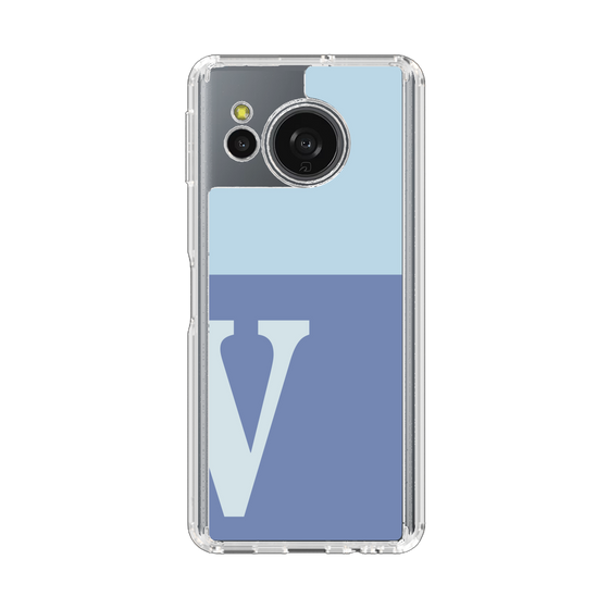 Slim Protection Case［ Original - initial two tone - V blue ］