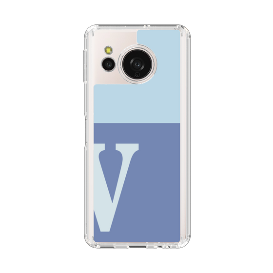 Slim Protection Case［ Original - initial two tone - V blue ］