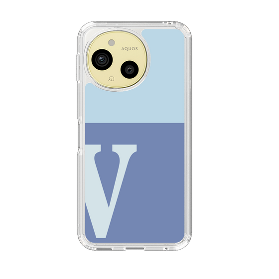 Slim Protection Case［ Original - initial two tone - V blue ］