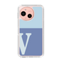 Slim Protection Case［ Original - initial two tone - V blue ］