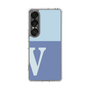Slim Protection Case［ Original - initial two tone - V blue ］