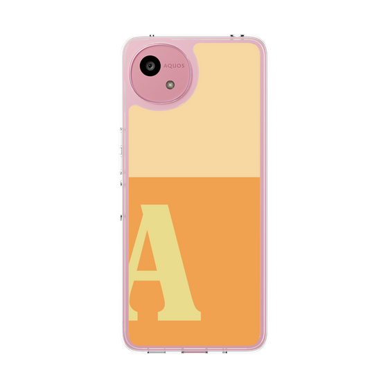 Slim Protection Case［ Original - initial two tone - A orange ］