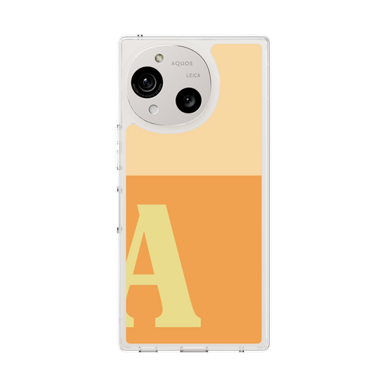 Slim Protection Case［ Original - initial two tone - A orange ］