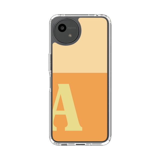Slim Protection Case［ Original - initial two tone - A orange ］