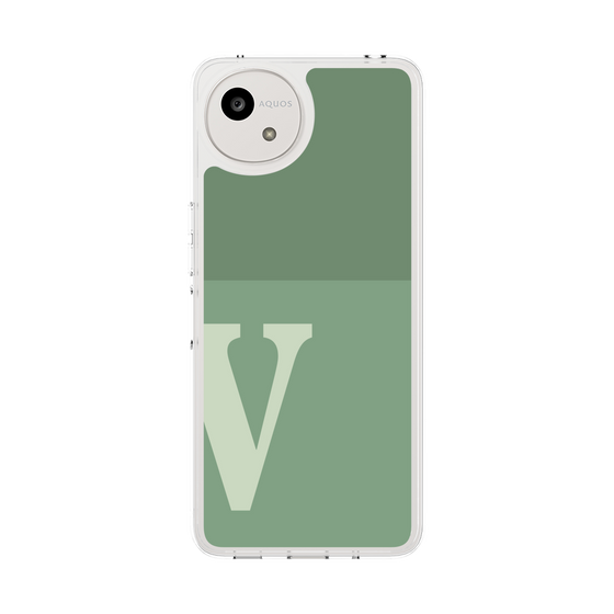 Slim Protection Case［ Original - initial two tone - V green ］