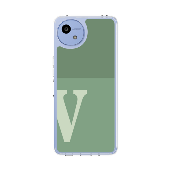 Slim Protection Case［ Original - initial two tone - V green ］
