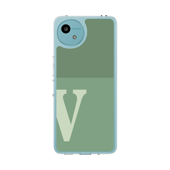 Slim Protection Case［ Original - initial two tone - V green ］