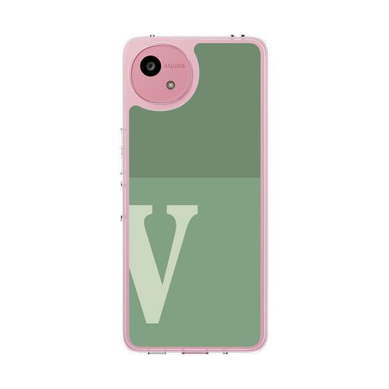 Slim Protection Case［ Original - initial two tone - V green ］
