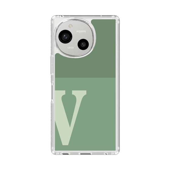 Slim Protection Case［ Original - initial two tone - V green ］