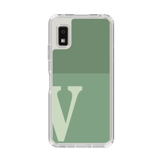 Slim Protection Case［ Original - initial two tone - V green ］